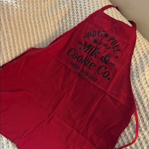 Red North Pole Apron